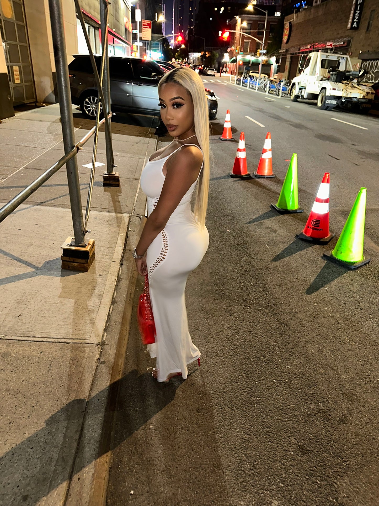 White dove dress