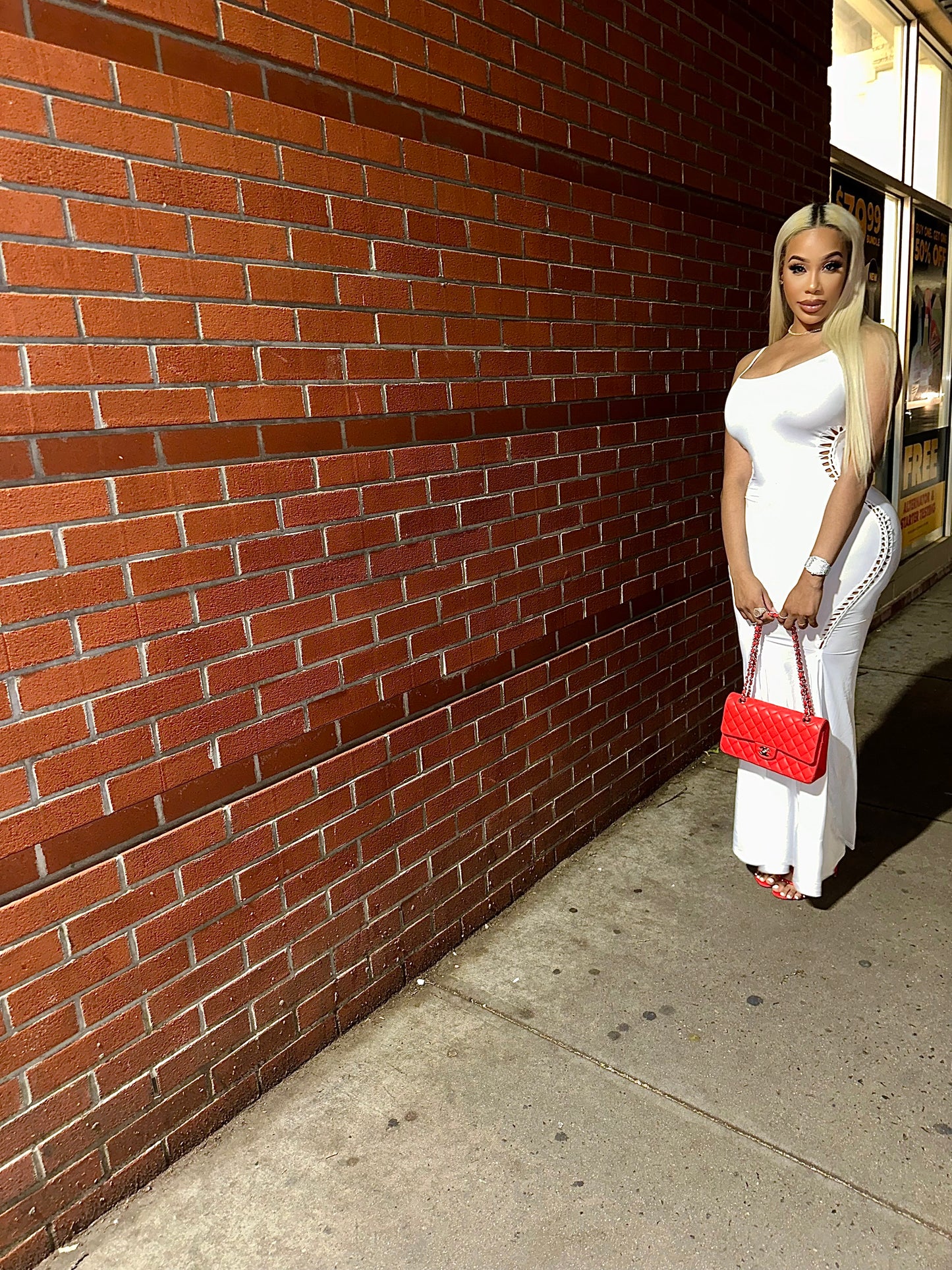 White dove dress